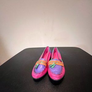 GWIZ size 7 1/2  multi-colored loafers shoes